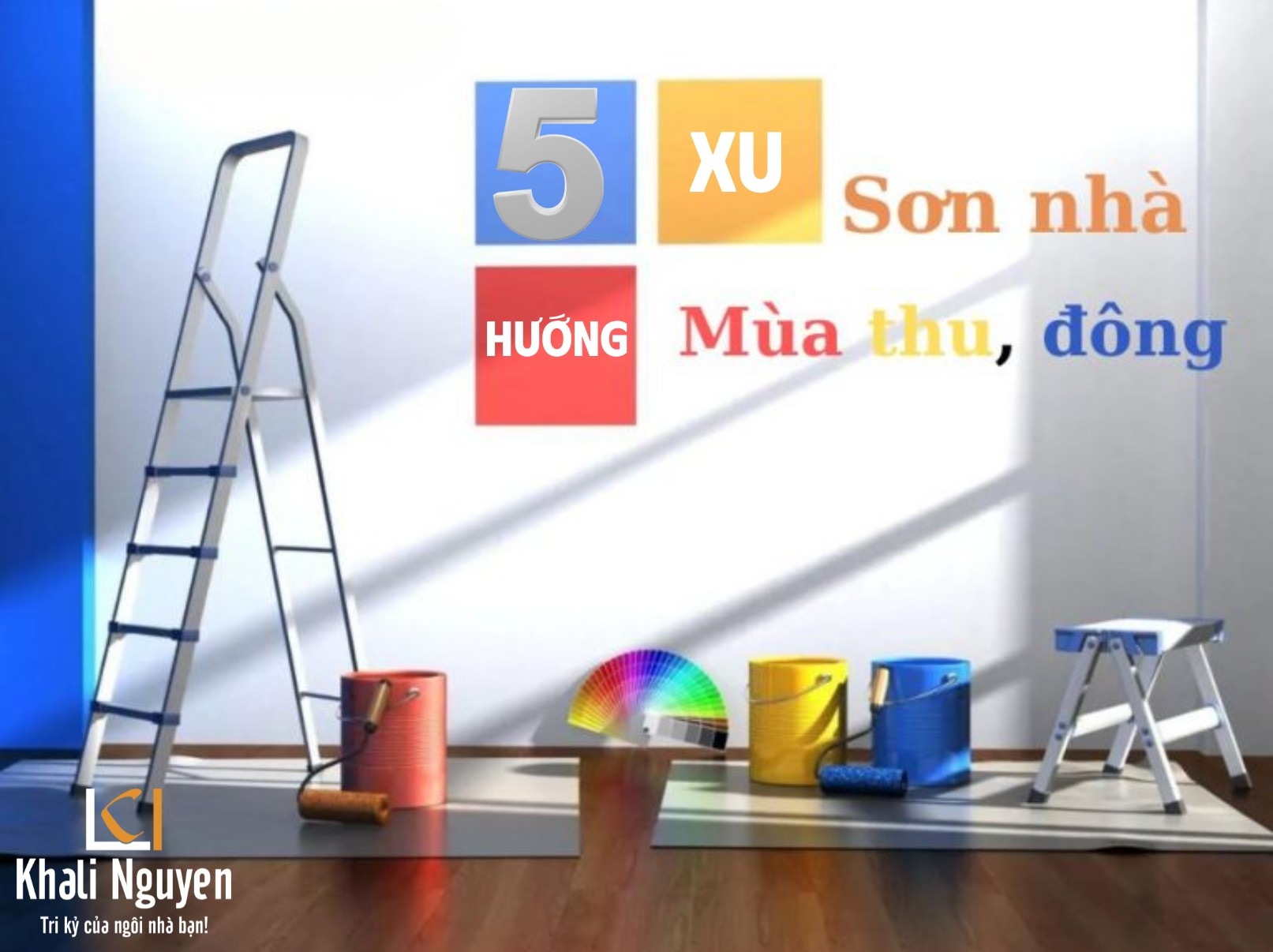 5 xu hướng sơn nhà mùa thu, đông