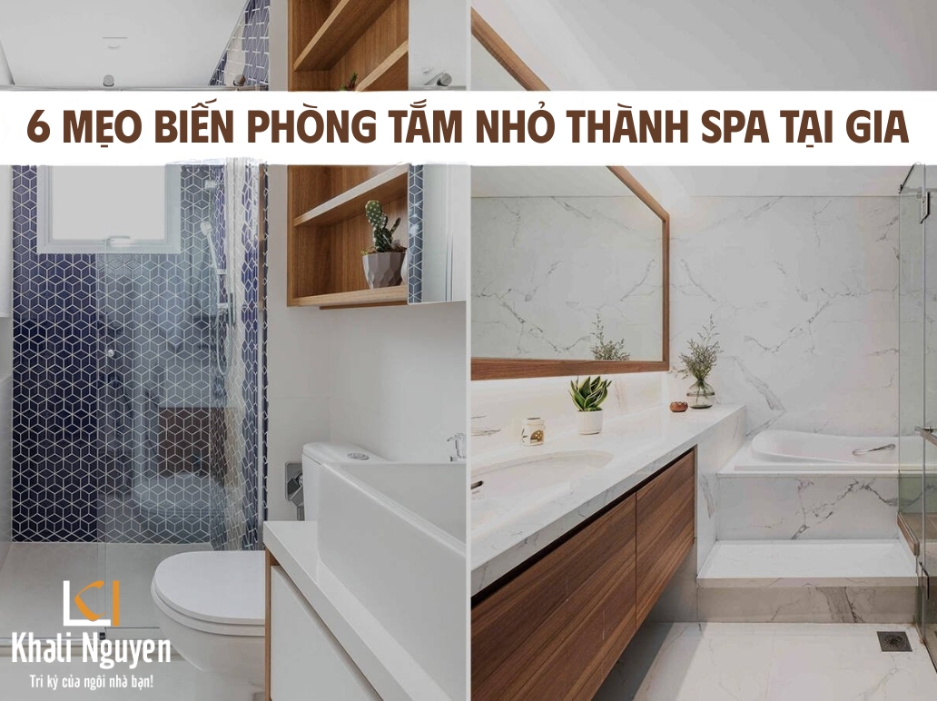 6 mẹo biến diện tích khiêm tốn thành spa tại gia