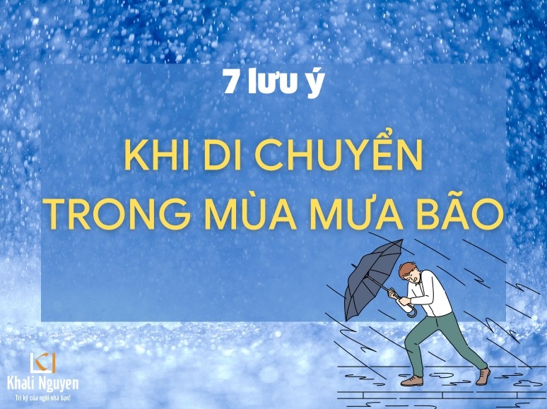 7 lưu ý khi di chuyển trong mùa mưa bão