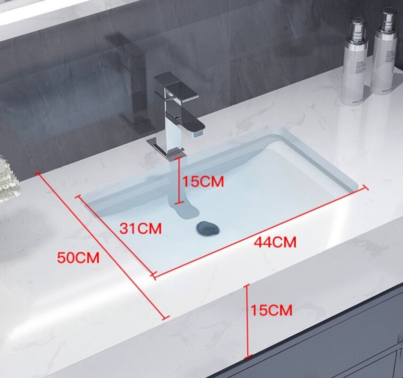 Chậu lavabo bàn đá chọn kích thước phù hợp