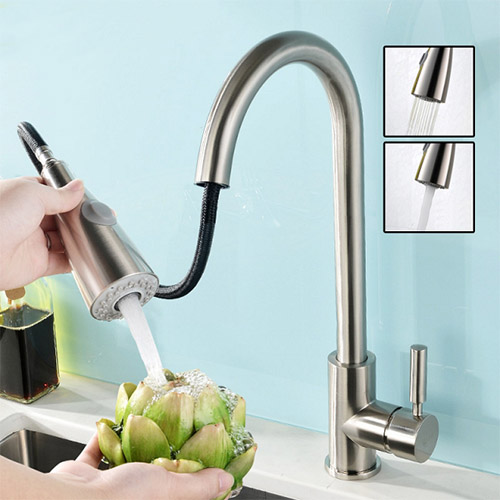 6 mẫu vòi bếp phổ biến