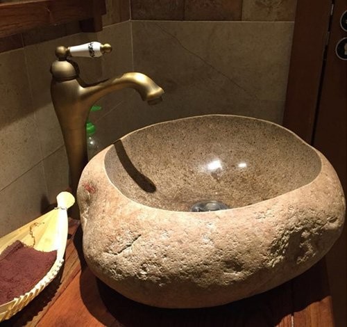 Chậu lavabo đá