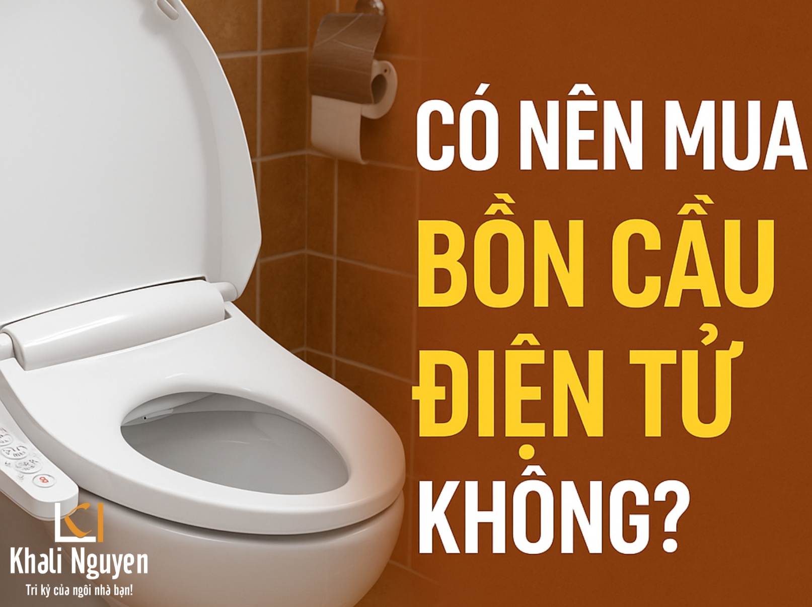 Có nên mua bồn cầu điện tử không