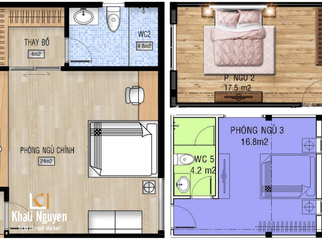 ảnh cách tính diện tích căn hộ chung cư