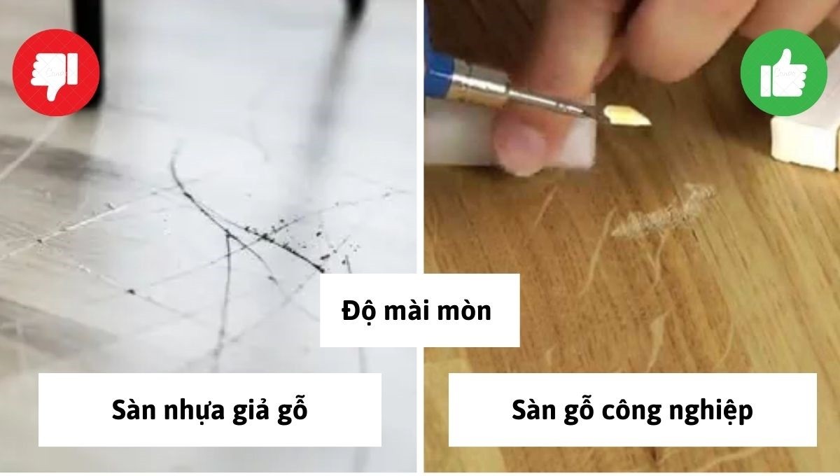 so sánh về độ bào mòn