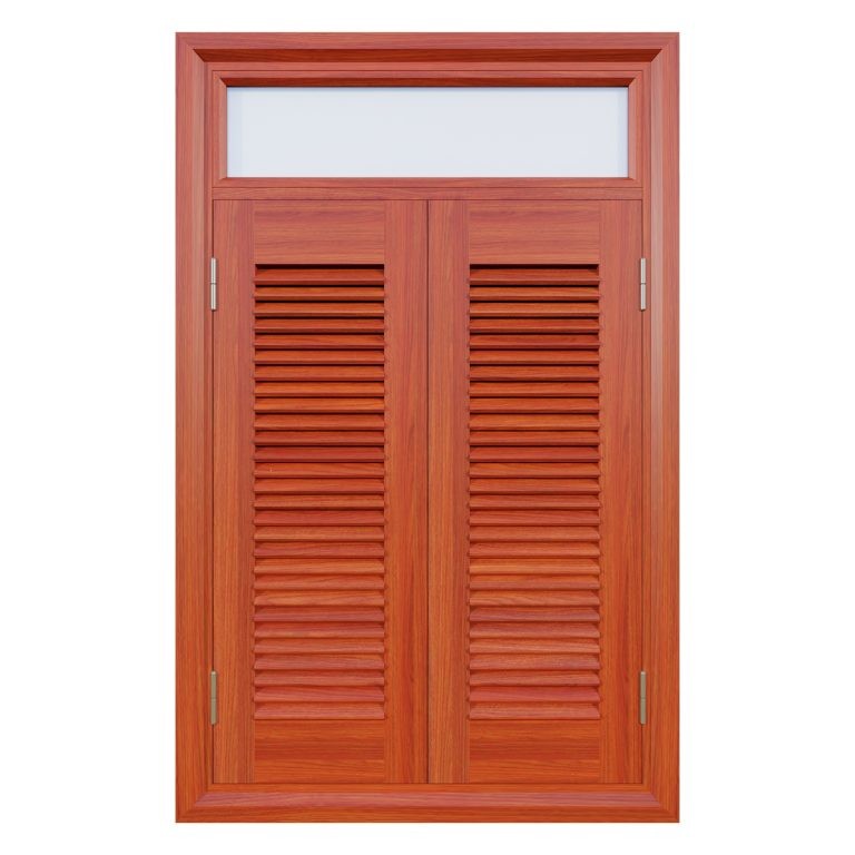 Cửa sổ thép vân gỗ 2 cánh Alux A.CS-NC.2
