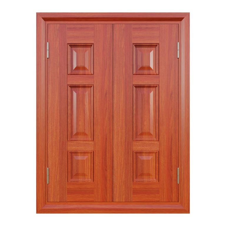 Cửa sổ thép vân gỗ 2 cánh Alux A.CS1.2