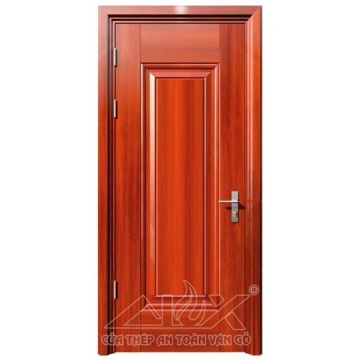 Cửa thép vân gỗ 1 cánh Alux A1TK