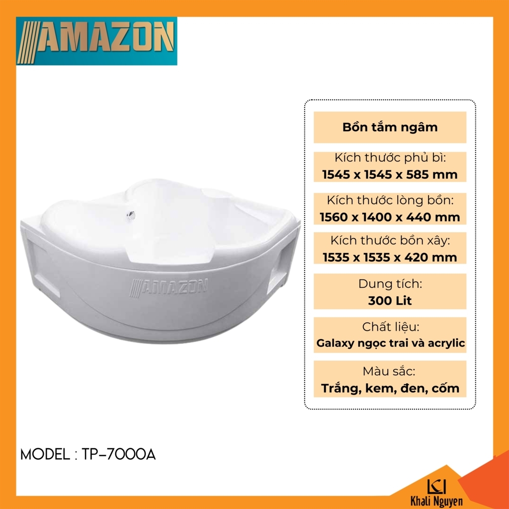 Bồn tắm ngâm Amazon TP-7000A