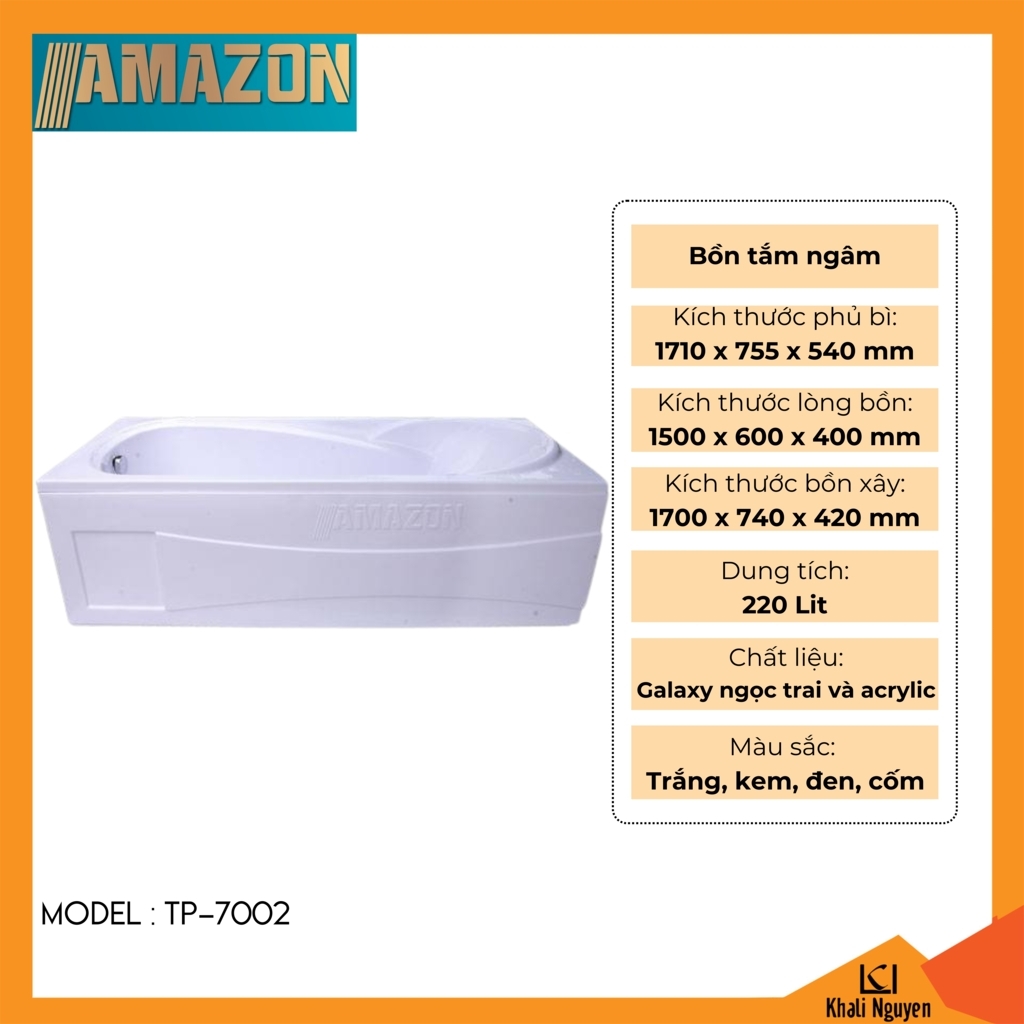 Bồn tắm ngâm Amazon TP-7002