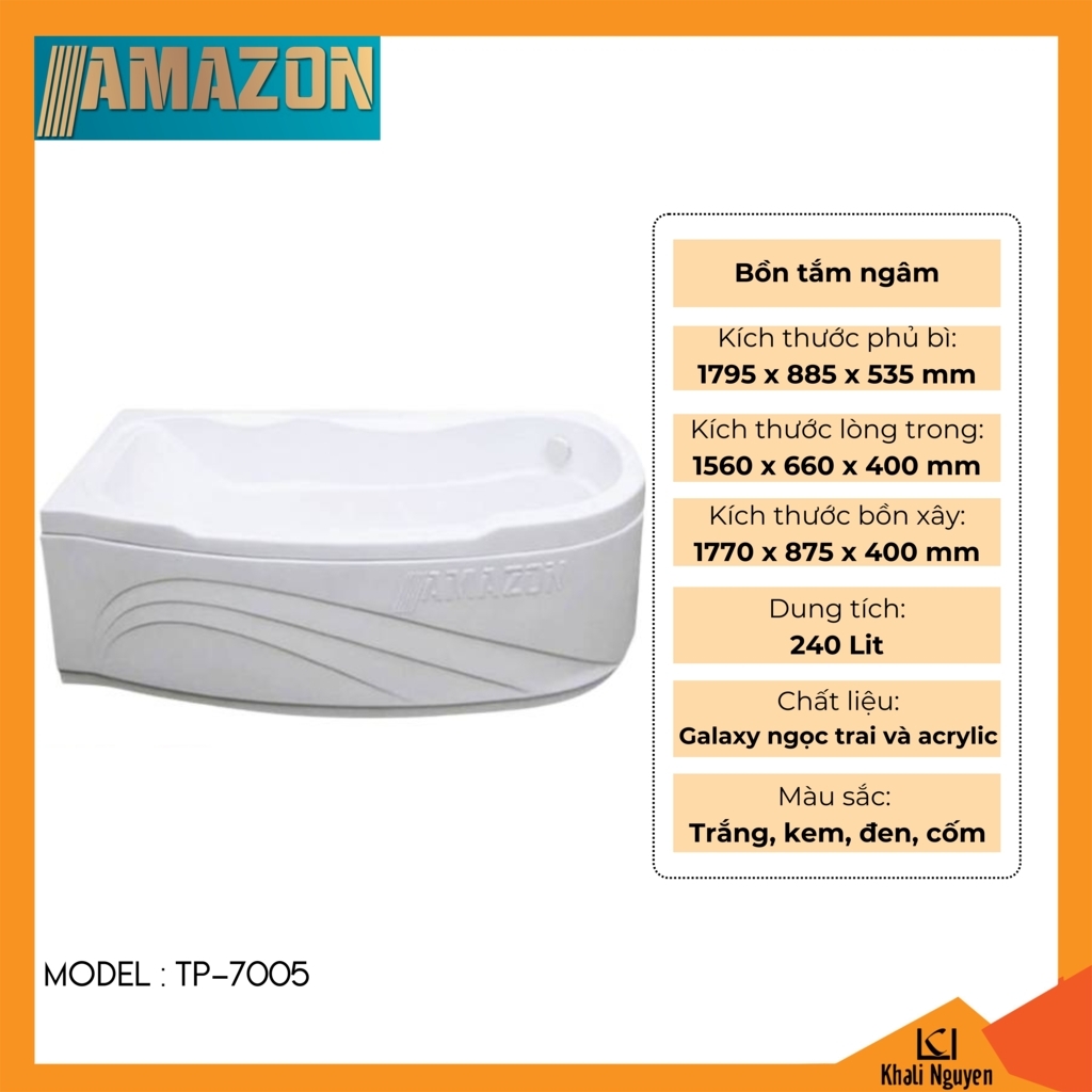 Bồn tắm ngâm Amazon TP-7005