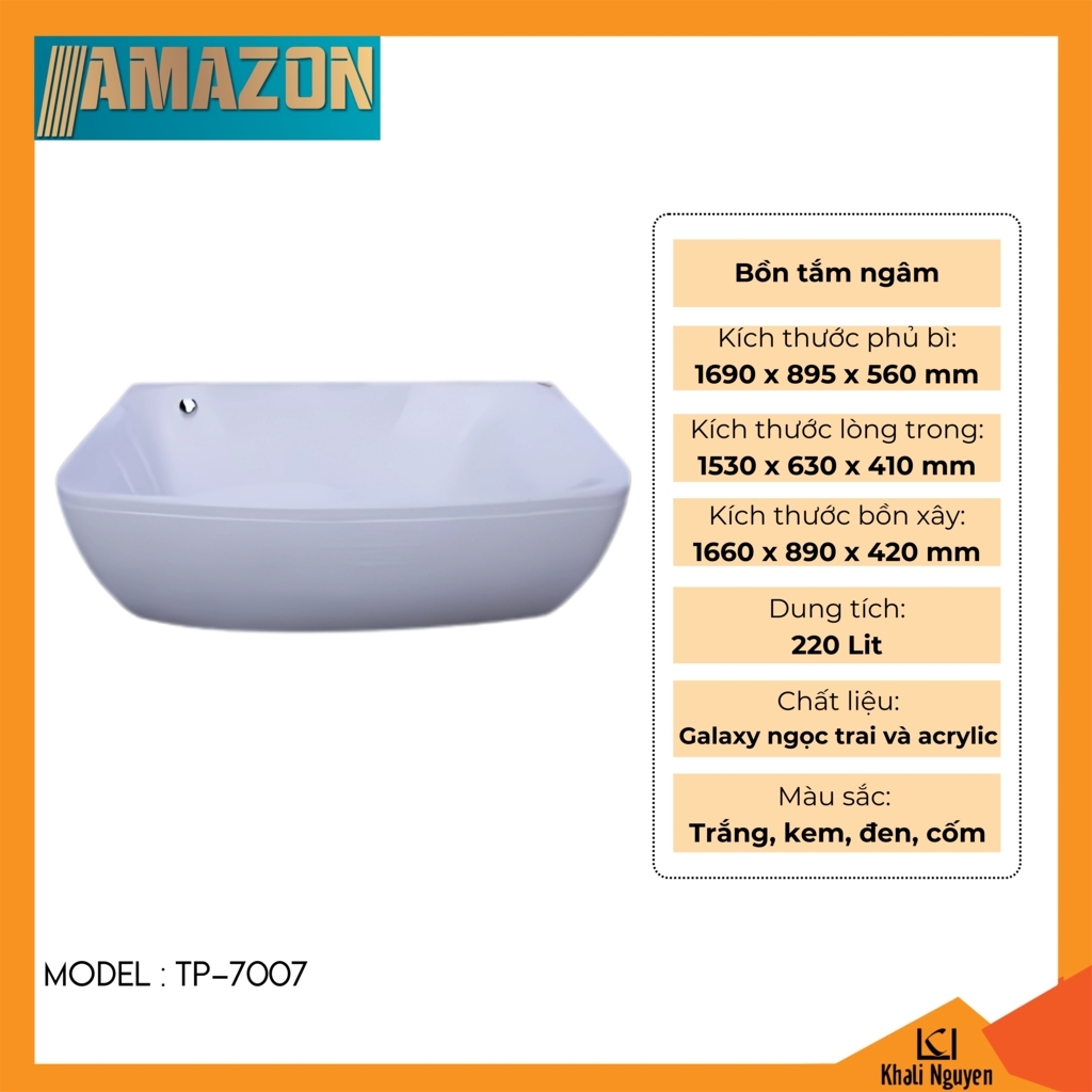 Bồn tắm ngâm Amazon TP-7007