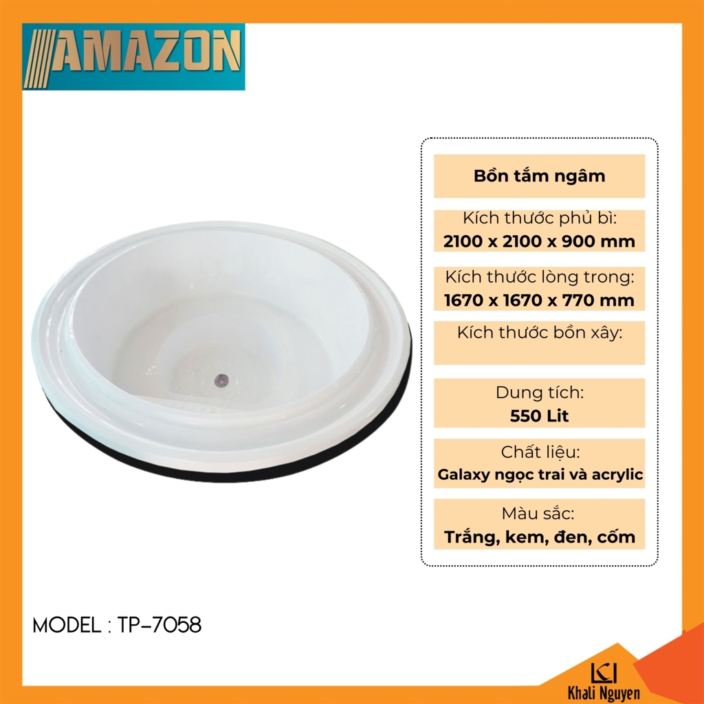 Bồn tắm ngâm Amazon TP-7058