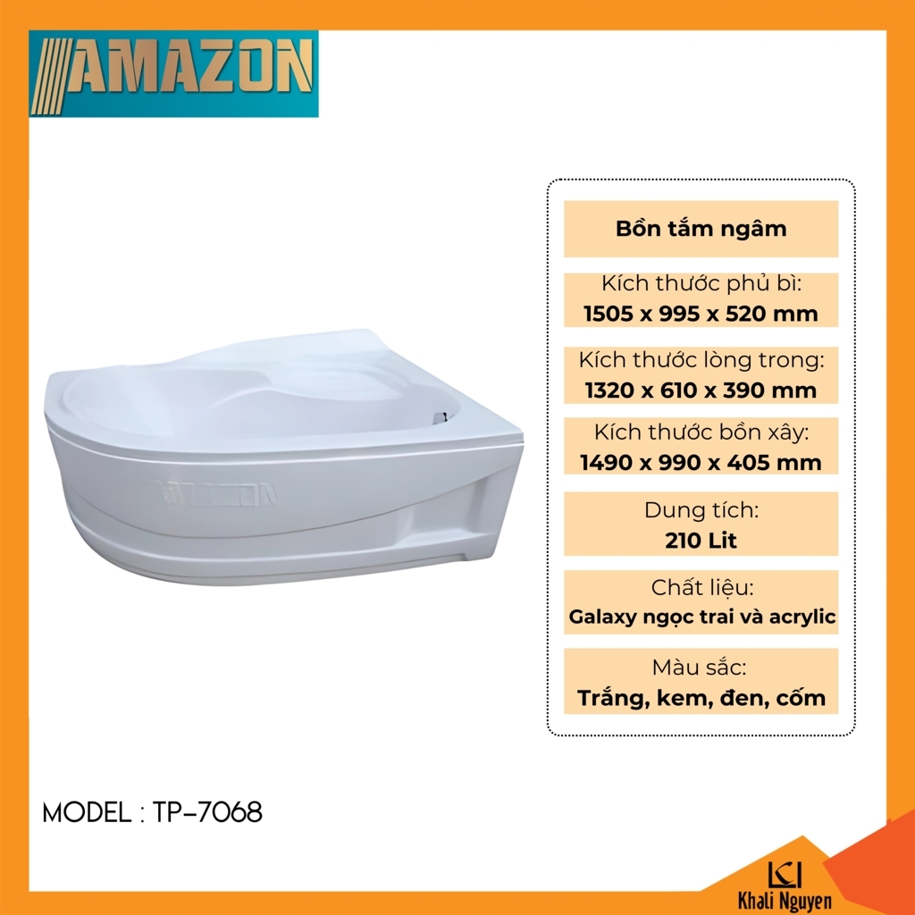 Bồn tắm ngâm Amazon TP-7068
