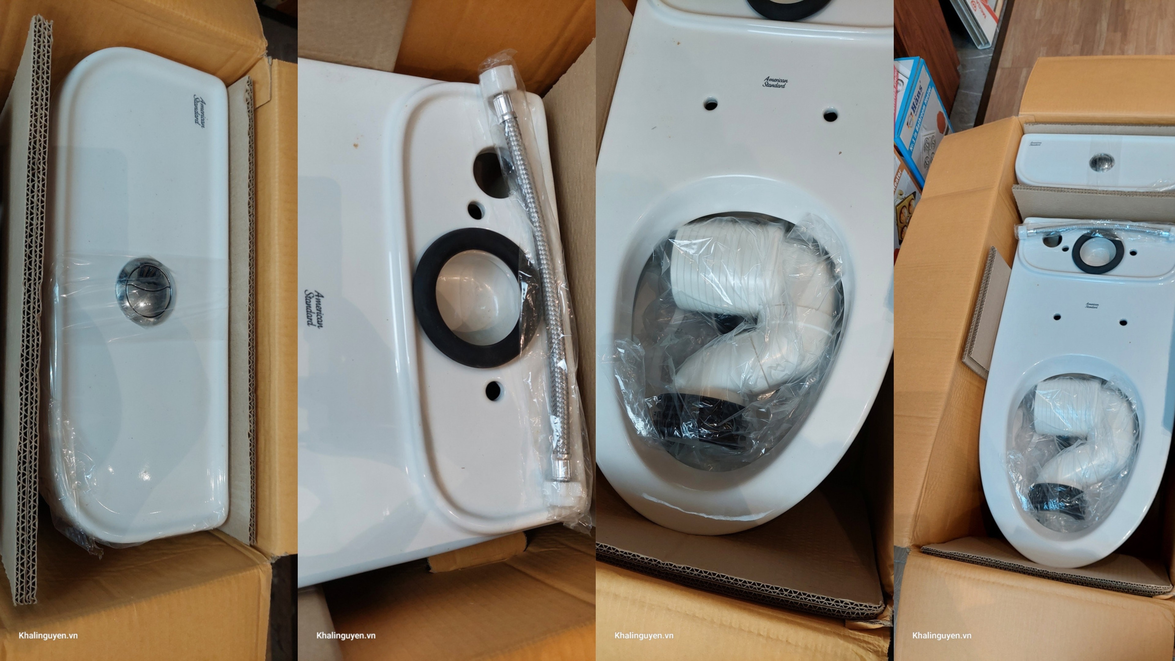 Ảnh thực tế bồn cầu American 2630-WT