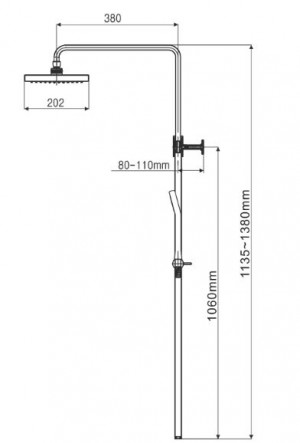 Bản vẽ kỹ thuật American Standard Moonshadow D20S
