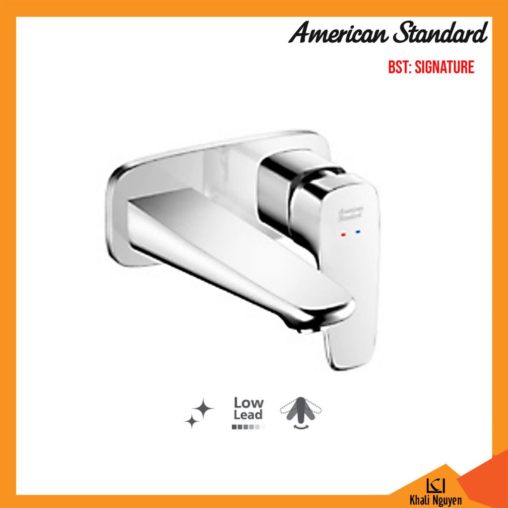 Vòi lavabo American Standard Signature WF-1704 nóng lạnh, gắn tường