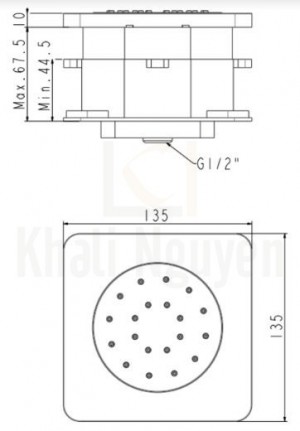 Bản vẽ Kỹ Thuật American Standard FFASS054 EasySET