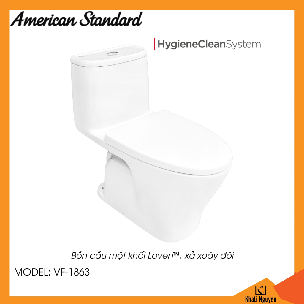 Bồn cầu 1 khối American Standard VF-1863