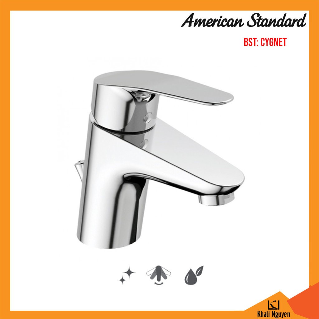 Vòi lavabo American Standard 1 lỗ Cygnet WF-0301 nóng lạnh