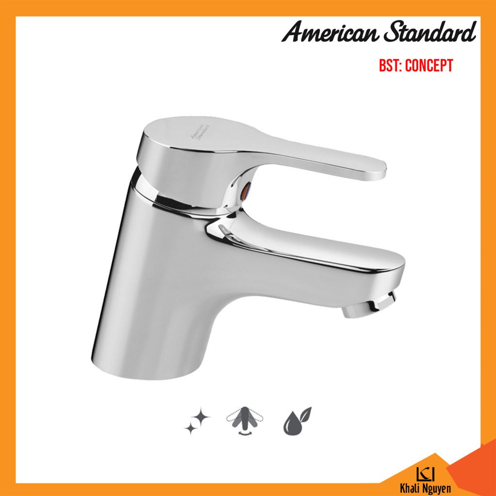 Vòi lavabo American Standard 1 lỗ Concept WF-1401 nóng lạnh