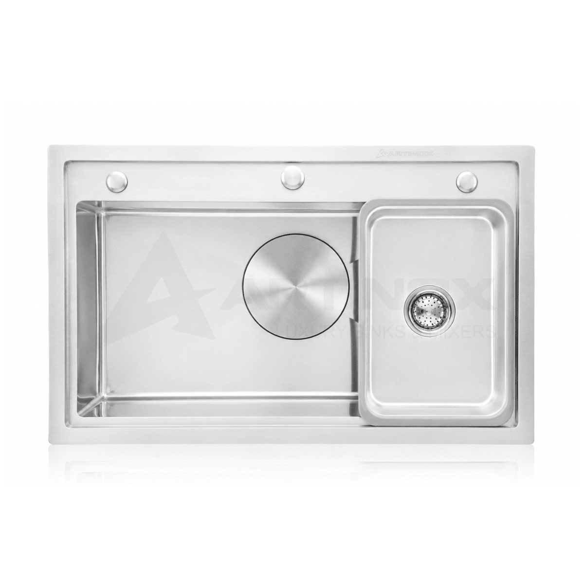 Chậu rửa bát chén Artinox ATN-7848B-GC 1 hố