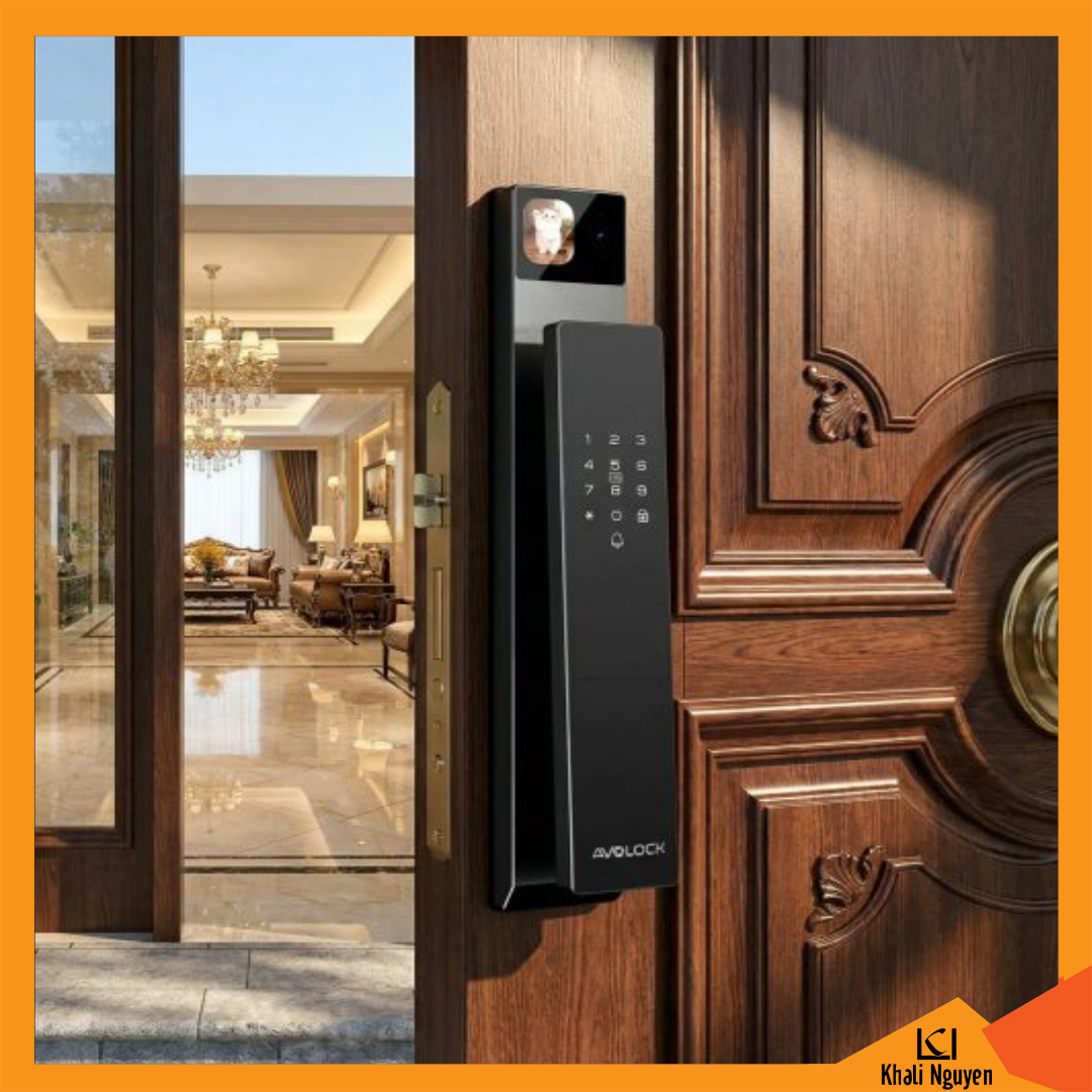 Khóa Cửa Thông Minh AVOLOCK  AL-88 Ultra | Cửa Gỗ | FACE ID | Hiện Đại