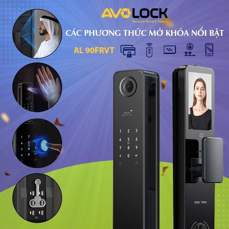Khóa cửa thông minh Avolock AL-90FRVT - hình 1
