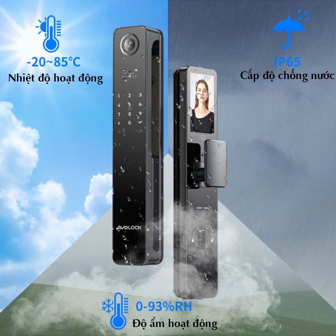 Khóa cửa thông minh Avolock AL-90FRVT - hình 3