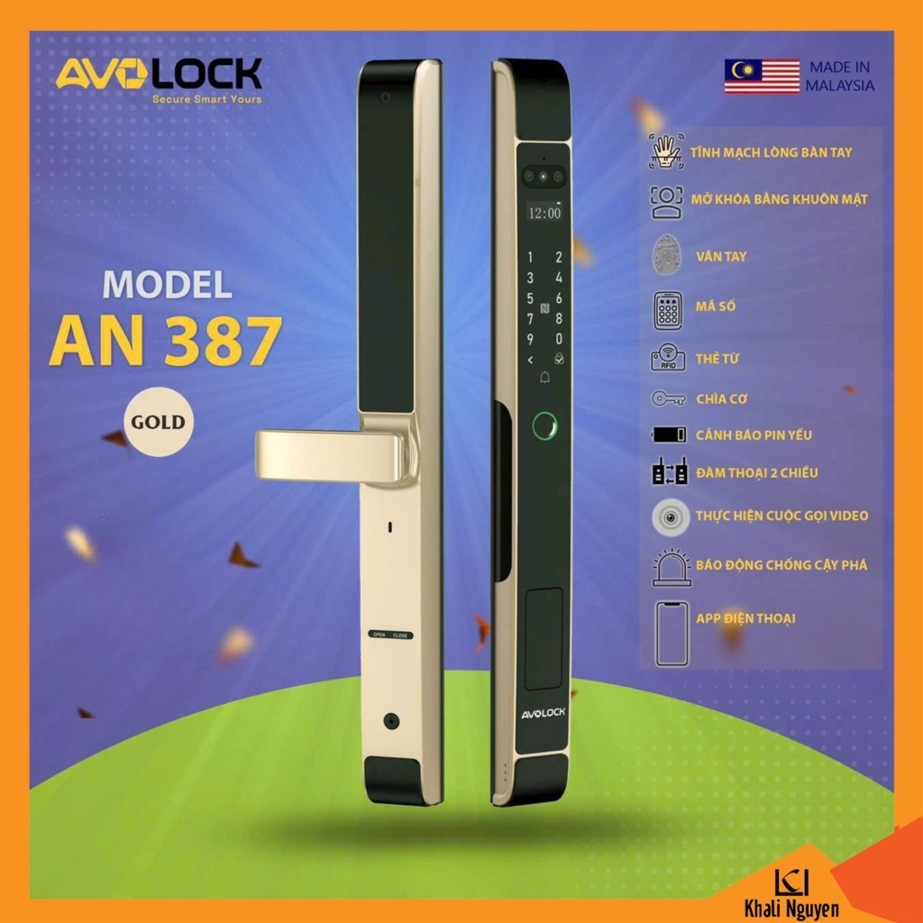 Khóa cửa thông minh Avolock AN-387