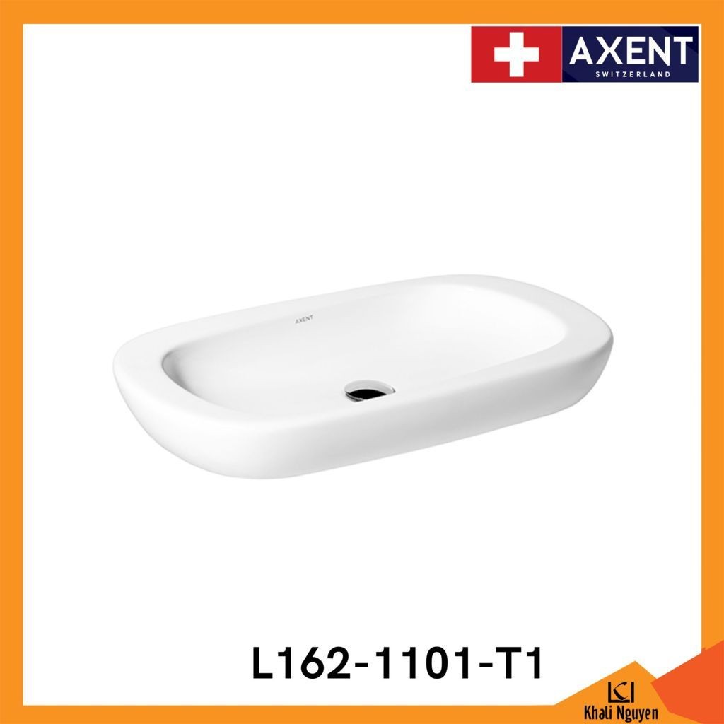 Chậu Lavabo AXENT TODAY E L162-1101-T1 Đặt Bàn