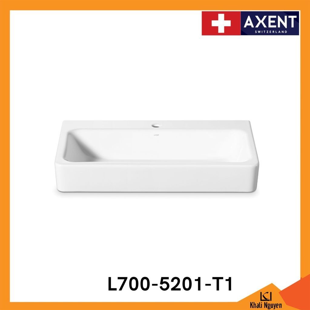 Chậu Lavabo AXENT HELVETIA L700-5201-T1 Đặt Bàn