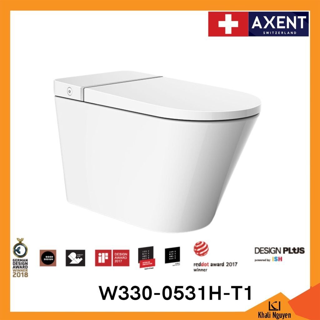 Bồn Cầu Két Nước Thấp AXENT PRIMUS HI W330-0531H-T1