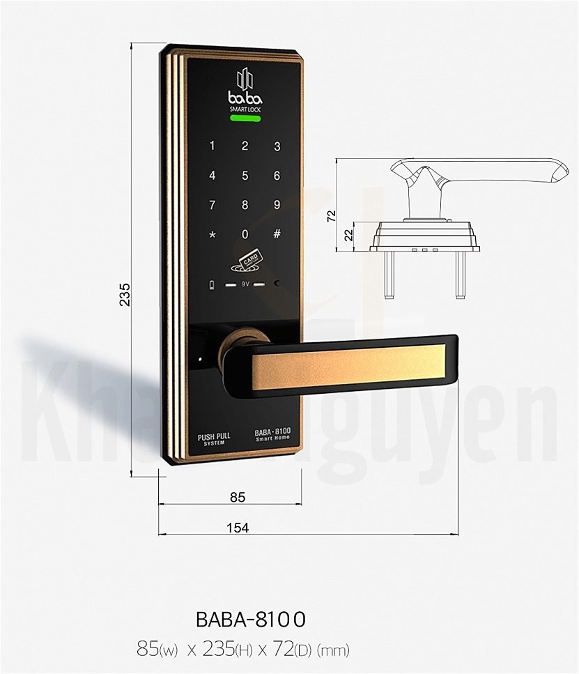 Thông số kỹ thuật BABA-8100