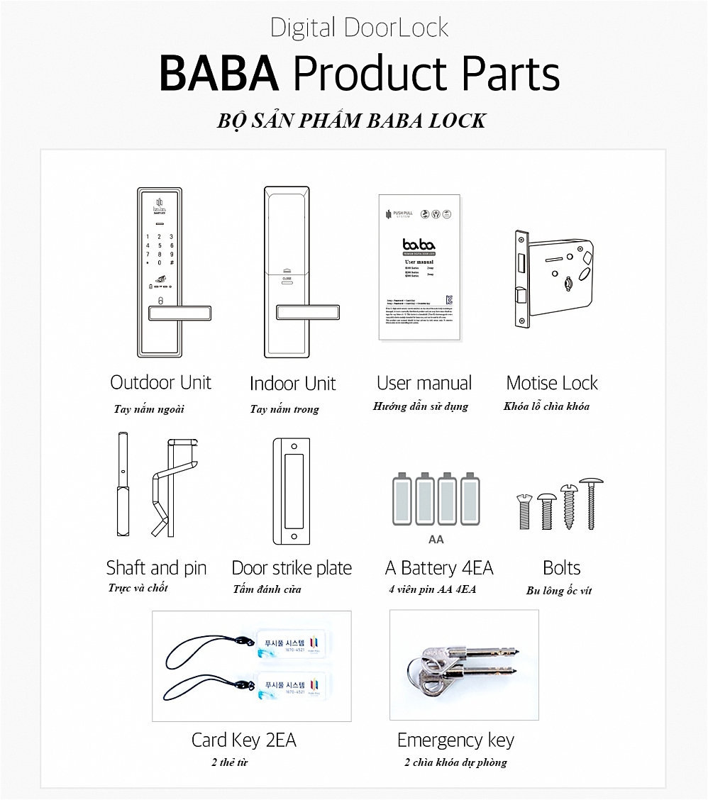 Bộ sản phẩm BABA-8200