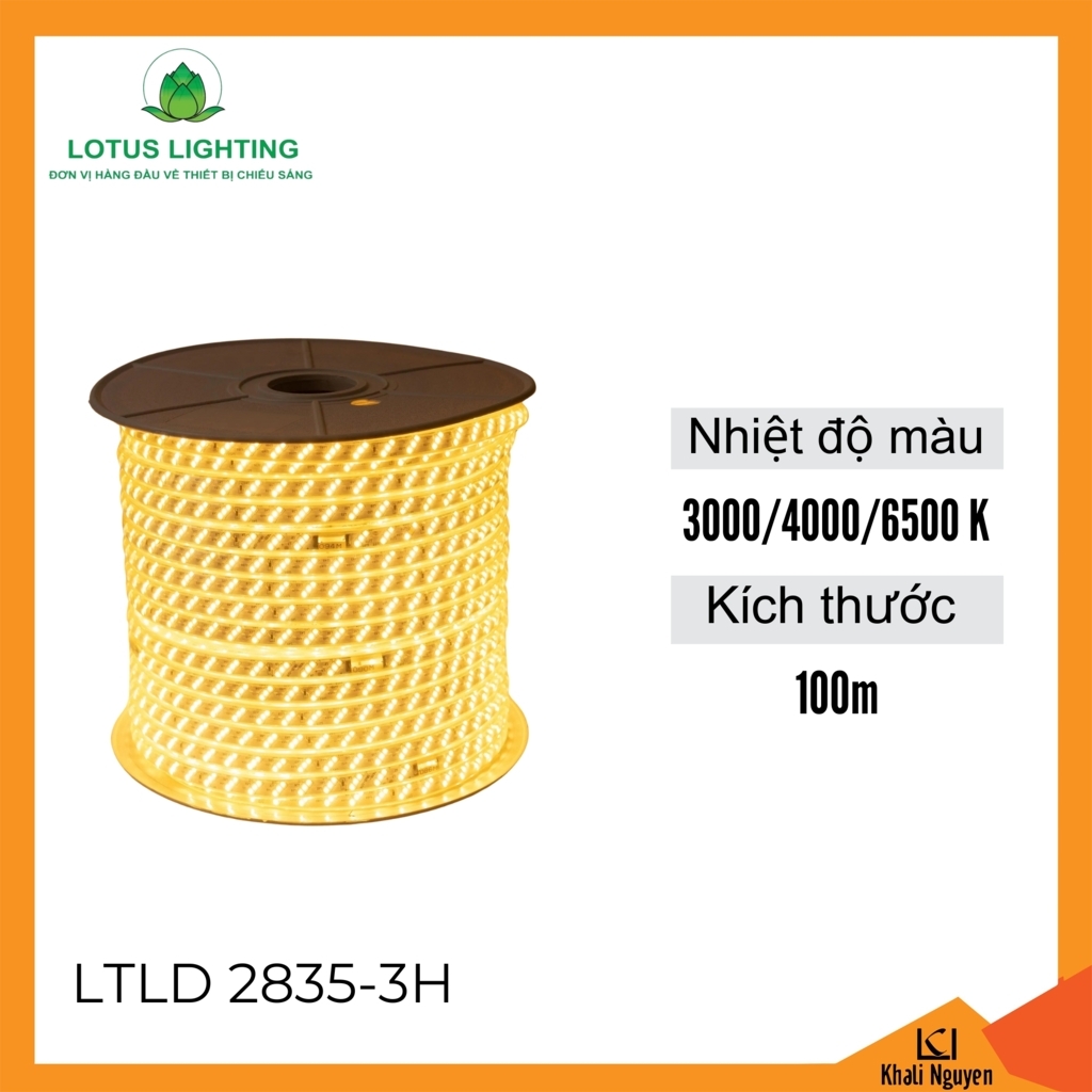 Đèn led dây 100m Lotus Lighting LTLD 2835-3H