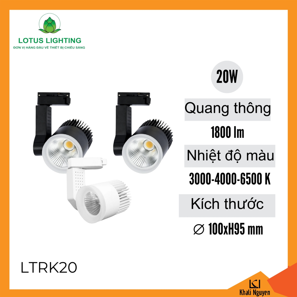 Đèn rọi khửu 20W Lotus Lighting LTRK20