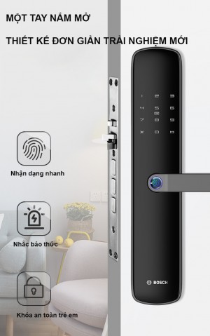 Tay nắm thiết kế đơn giản - Bosch ID60