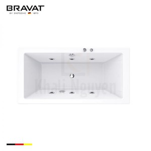 B?n T?m Massage Jacuzzi Bravat B25706DW-2 1.7M