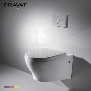 Bồn Cầu Treo Tường Bravt C01017W-A-ENG Két Nước Âm Tường