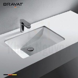 Chậu Rửa Lavabo Bravat C22212W-ENG Âm Bàn