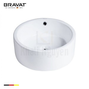 Chậu Rửa Lavabo Bravat C22334W-ENG Đặt Bàn