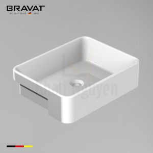 Chậu Rửa Lavabo Bravat C22361W-ENG Bán Âm Bàn