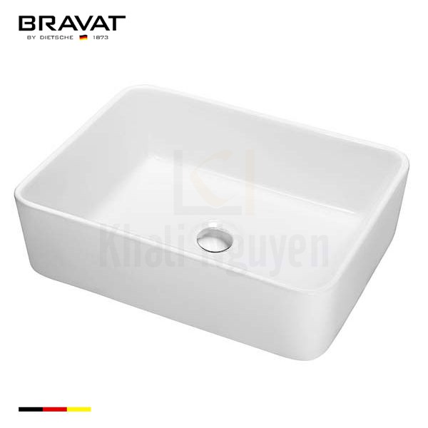 Chậu Rửa Lavabo Bravat C2293W-ENG Đặt Bàn