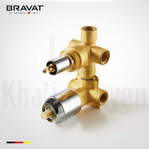 B? Body Mixer T?m & T?m Tích h?p Bravat D969CP-B-ENG