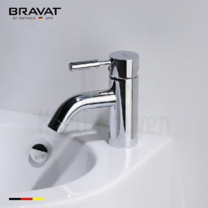 Vòi Lavabo Bravat F11251C-1-ENG 1 L? Nóng L?nh
