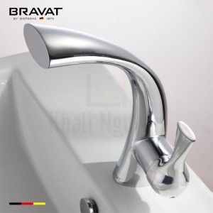 Vòi Lavabo Bravat F14691C-1-ENG 1 L? Nóng L?nh