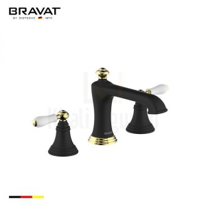 Vòi Lavabo Bravat F25193BW-BAF 3 L? Nóng L?nh