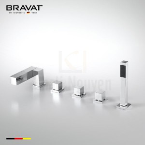 Vòi X? B?n Kèm Sen T?m Bravat F564124C-1-ENG