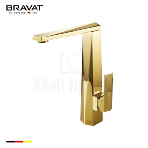 Vòi R?a Bát Bravat F776110G-2 Nóng L?nh M? Vàng